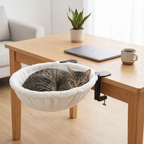 Premium Hanging Cat Hammock for Desks & Shelves