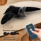 Touch—Activated Flapping Bat Dog Toy with Catnip