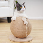 Cat Mushroom Sisal Scratching Post with Bed