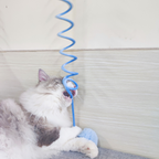 Interactive cat elastic toy