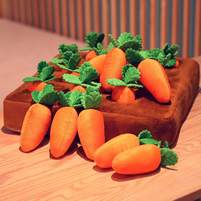 Interactive Sniffing Toy – Carrot Sniffing Garden