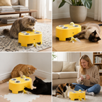 Automatic Feather Chase Toy for Cats