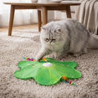 3-in-1 Interactive Butterfly Cat Toy – Play Mat with Butterfly & Feather Teasers