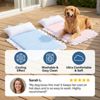 Cooling Dog Bed for Hot Days – Soft, Washable & Comfortable