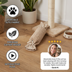 Eco-Friendly Catnip Jute Bag Toy for Cats – Durable Interactive Play Bag