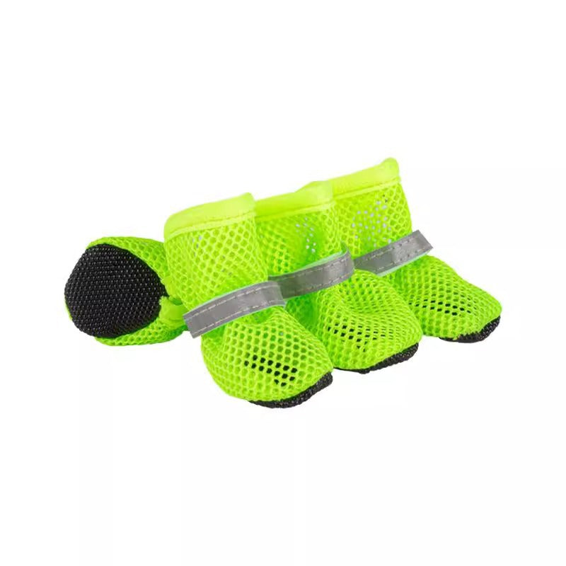 Breathable Mesh Dog Shoes for Hot Days – Soft Sole for Small & Large Dogs