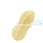 Durable squeaky peanut chew toy for dogs