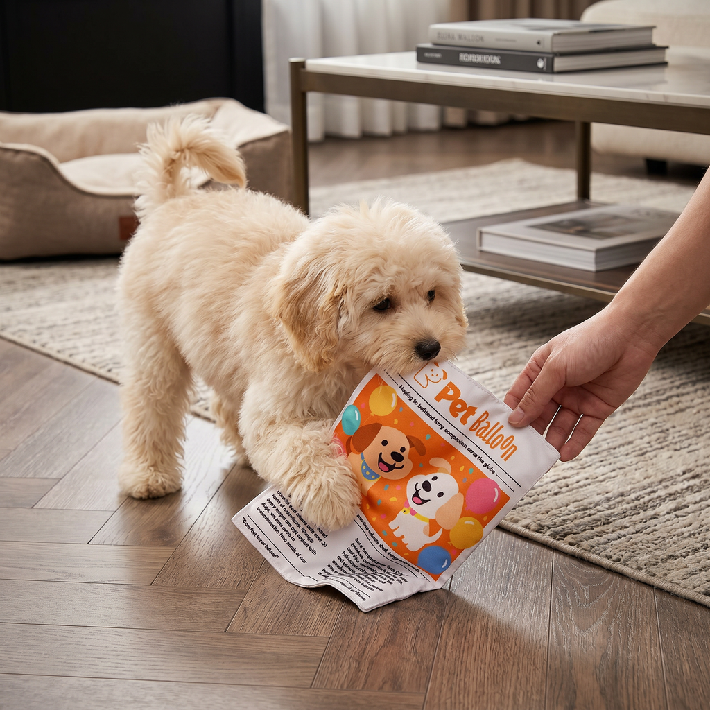 Durable Interactive Crinkle Newspaper Dog Toy