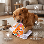 Durable Interactive Crinkle Newspaper Dog Toy