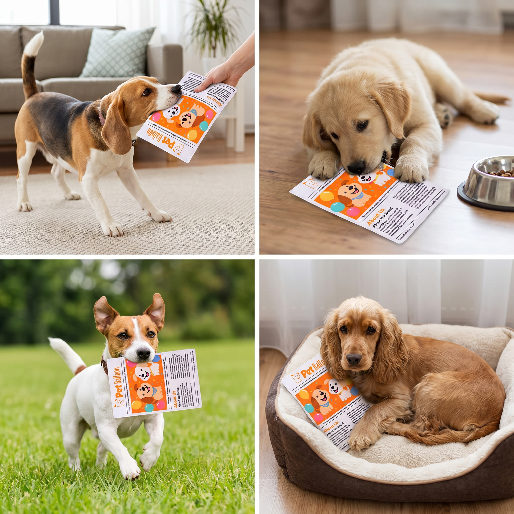 Durable Interactive Crinkle Newspaper Dog Toy
