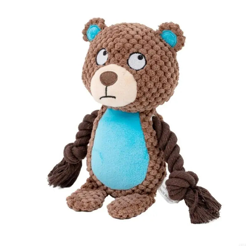 Cotton Rope Plush Dental Squeaky Dog Toy