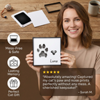 Pet Paw & Nose Print Kit – DIY Keepsake for Cat