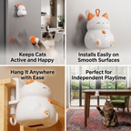 Interactive Rechargeable Cat Toy – Automatic Lifting Pom-Pom Teaser