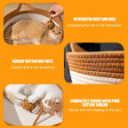 Hand-woven Cotton Rope Cat Bed