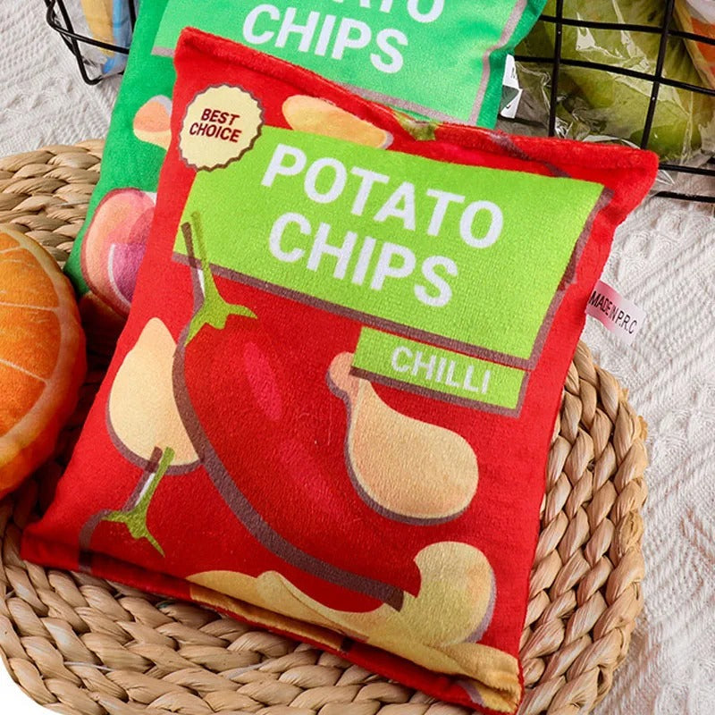 Funny Dog Toy Chips