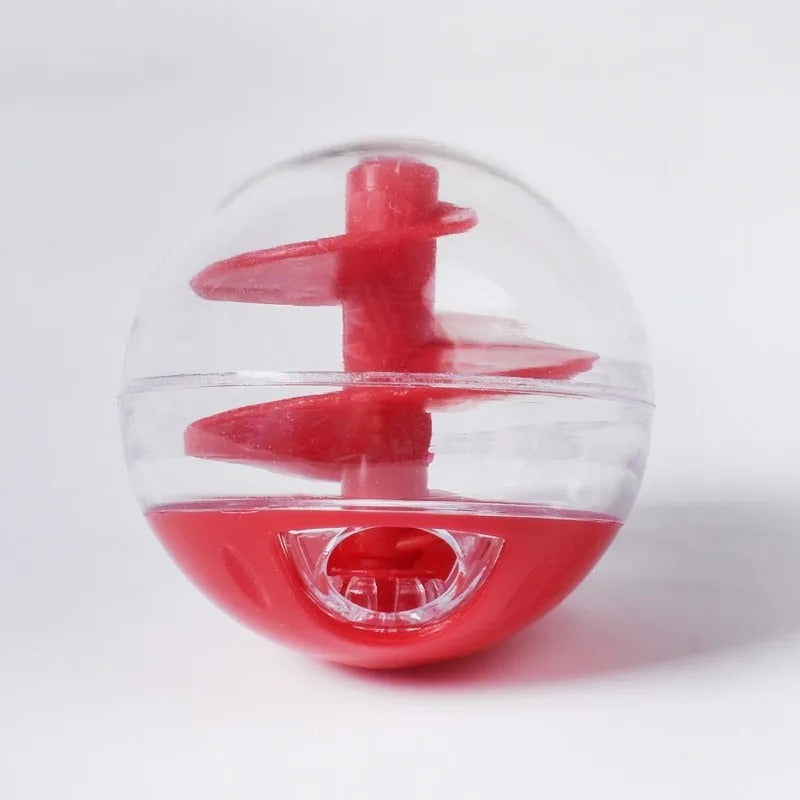 Cat Lick Eating Spiral Ball