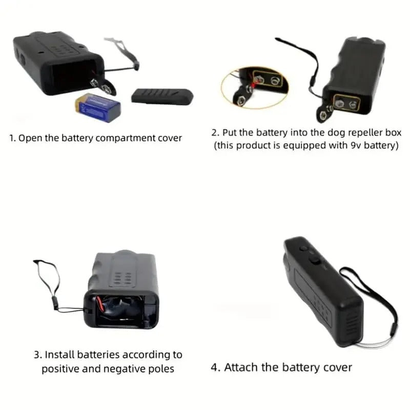 Portable Ultrasonic Deterrent for Reliable Protection!