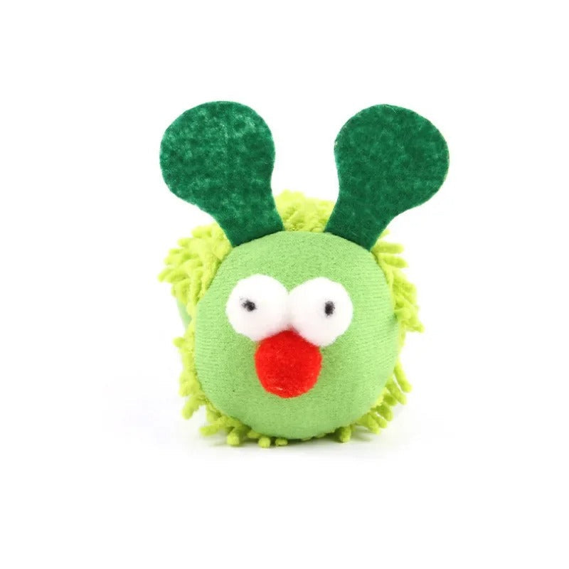 Caterpillar Catnip Back Tooth Toy