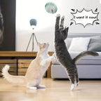 Stretchable Cat Toy Balls with Caged Rats