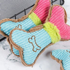 Bone Plush Chew Toy