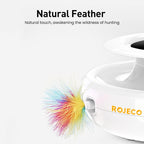 SmartFeather – The Ultimate 2-in-1 Automatic Cat Toy!