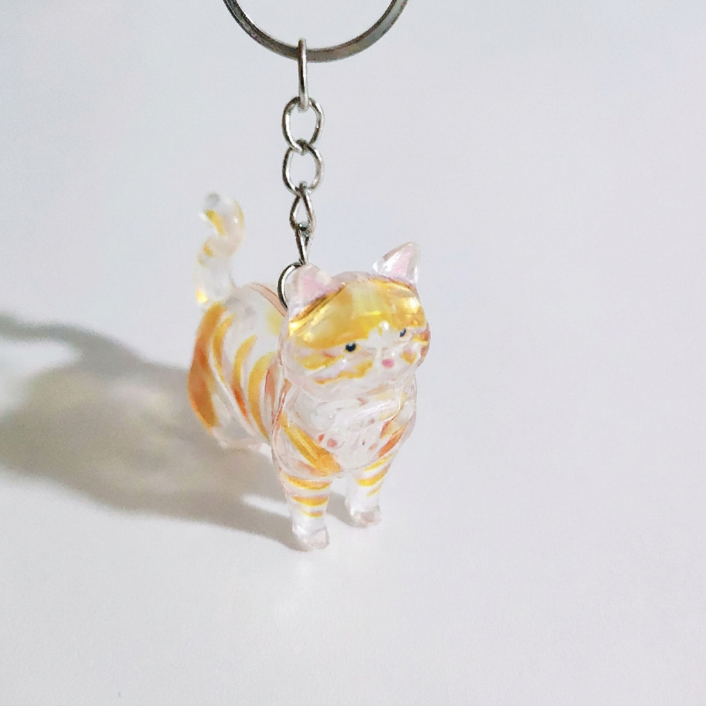 Cat Hair Keepsake Keychain – Pet Fur Memory Holder