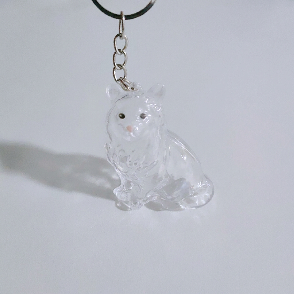 Cat Hair Keepsake Keychain – Pet Fur Memory Holder