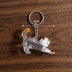 Cat Hair Keepsake Keychain – Pet Fur Memory Holder