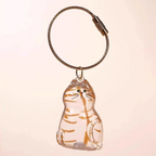 Cat Hair Keepsake Keychain – Pet Fur Memory Holder