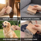 2-in-1 Pet Grooming & Hair Removal Comb for Fur, Furniture & Fabrics