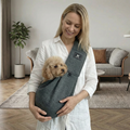 Portable Dog Shoulder Backpack – Breathable, Water-Resistant & Secure