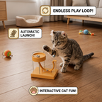 Marble Run Cat Toy for Endless Fun